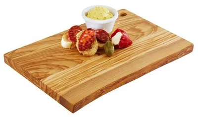 Produktbild von APS Servierbrett OLIVE aus Olivenholz mit Schutzlack BxTxH: 30 x 20,5 x 2 cm