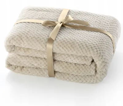 Produktbild von DecoKing Cappuccino Kuscheldecke gesteppt weich 70x150cm