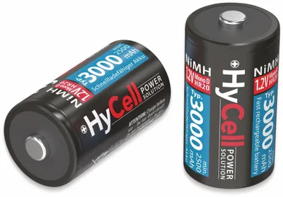 Produktbild von Ansmann 5035312, 3000 mAh, Nickel–Metal Hydride (NiMH), D