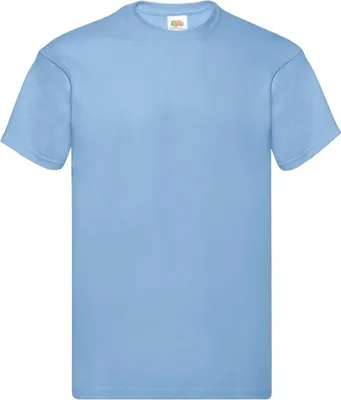 Zdjęcie produktu dla Koszulka męska, krótki rękaw - FOL ORIGINAL T - sky blue - rozmiar S