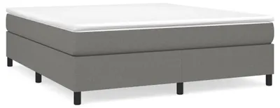 Produktbild von vidaXL Boxspringbettgestell Dunkelgrau 160x200 cm Stoff