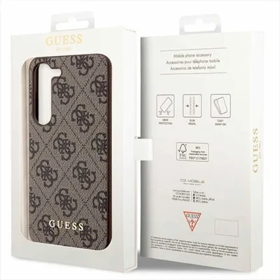 Zdjęcie produktu dla Guess 4G Charms Collection Pokrowiec ochronny Samsung Galaxy S23 Brązowy