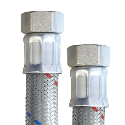Produktbild von 1m Panzerschlauch Flexschlauch 3/4"IG x 3/4"IG DN19 für Heizung / Nutzwasser von Kirchhoff®