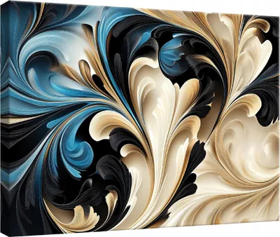 Produktbild von Leinwandbild Wandbild Abstrakt Beige 120x80 cm XXL Modern Leinwand Bilder Leinwandbilder Wohnzimmer Schlafzimmer Wanddeko