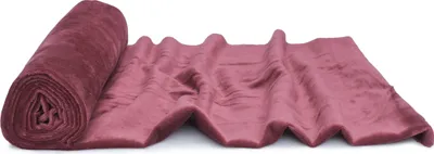 Produktbild von Minky Strickstoff glattes Muster, Bordeaux 50 x 160 cm