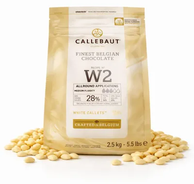 Image de Barry Callebaut Couverture de chocolat blanc 1 kg