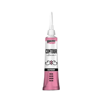 Zdjęcie produktu dla Konturówka PENTART, 20 ml, malinowa
