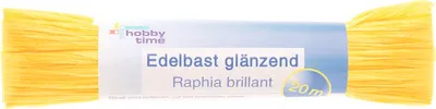 Produktbild von Edelbast Viskose glänzend gelb 20 m