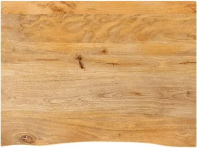 Produktbild von Tischplatte aus Massivholz mit Baumkante 80x60x2,5 cm