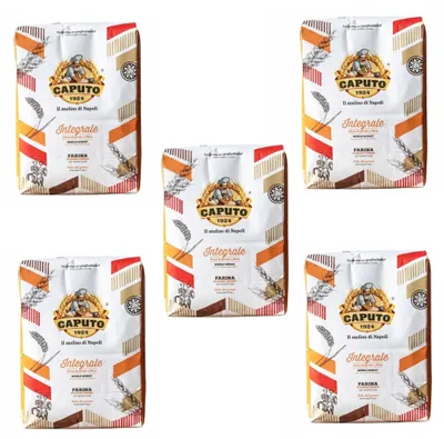 Produktbild von Integrale Vollkorn-Pizzamehl 5 x 1kg - Caputo