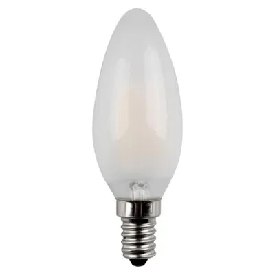 Produktbild von Merkur LED Filament Kerze 4W = 36W E14 matt 400lm warmweiß 2700K DIMMBAR