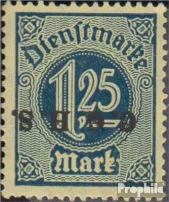 Produktbild von Briefmarken Oberschlesien 1920 Mi D17x , Friedenspapier und Friedensgummi mit Falz Ziffern
