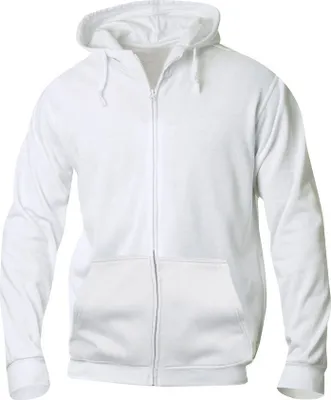 Produktbild von Basic Kapuzenjacke mit durchgehendem Reißverschluss, Kängurutasche und Anti-Pilling