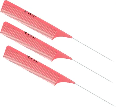 Produktbild von KANSAI Premium Feinst-Strähnenkamm 3er Set