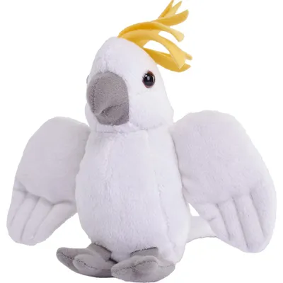 Obrázok produktu pre Plyšový kakadu ECO vrecková hračka - 13 cm