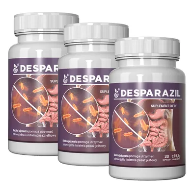 Zdjęcie produktu dla Desparazil - Pomaga Utrzymać Zdrowe Jelita I Ułatwia Pasaż Jelitowy 90 Kaps