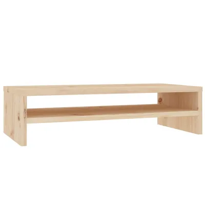 Obrázok produktu pre vidaXL Stojan na monitor 50x24x13 cm z masívneho borovicového dreva