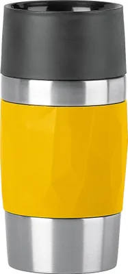 Produktbild von TRAVEL MUG Compact Thermobecher (gelb/edelstahl, 0,3 Liter, Drehverschluss)