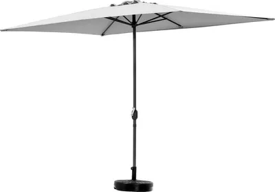 Image de Parasol rectangulaire inclinable "Sol 2" - 2 x 3 m - Gris