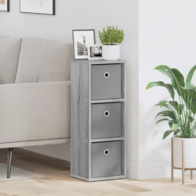 Obrázek produktu pro vidaXL Komoda se zásuvkami, šedá Sonoma, 25,5 x 22 x 69,5 cm