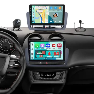 Productafbeelding van Universele Autoradio 4+64G voor 2012-2015 - Draadloze CarPlay/Android Auto