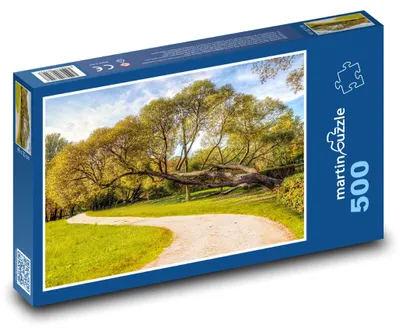 Produktbild von Puzzle 500 Ruhiger Weg im Park - martinpuzzle