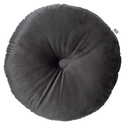 Produktbild von Dutch Decor Dekokissen Olly Ø38 cm Grau