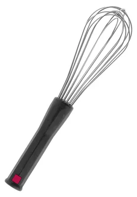 Professionelle Garde, 8 Stränge, Edelstahl, 250 mm, schwarz