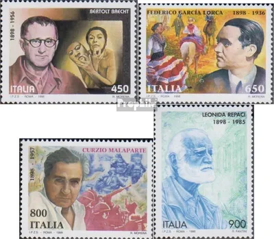 Produktbild von Briefmarken Italien 1998 Mi 2548-2551 (kompl.Ausg.) postfrisch 100.Geburtstage