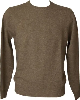 Produktbild von RAGNO Kaschmirpullover für Herren, Rundhalspullover, lange Ärmel, Wolle und Kaschmir, extra weich, warm, natürlich, Artikel U706M9, Taglia 48, Lana 90%,Cashmere 10%