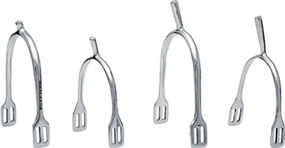 Obrázek produktu pro Dámské ploché ostruhy Sefton Stainless s anglickým zakončením, stříbrné, 40 mm