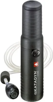 A product shot of a water filter.