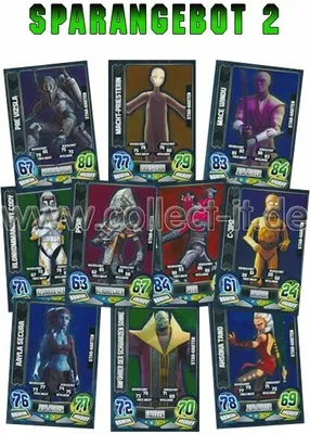 Produktbild von FA5 - Spar 2 - 10 verschiedene Star-Karten - Star Wars Force Attax - SERIE 5