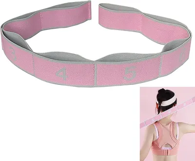 Imagen del producto de Pulsera de fitness con 8 anillos, de 91 cm de largo y 4 cm de ancho, ideal para yoga y pilates