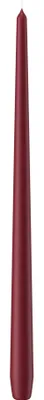 Produktbild von Spitzkerzen durchgefärbt Bordeaux 400 x Ø 25 mm, 6 Stück