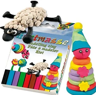 Produktbild von Folia 261009 Knetmasse 10 Stangen 220g