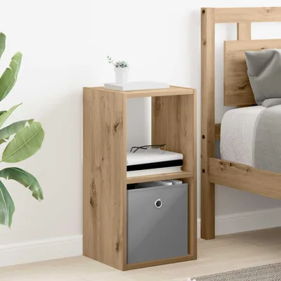 Image de vidaXL Table de chevet en chêne Artisan 30,5 x 27 x 59,5 cm, bois d'ingénierie