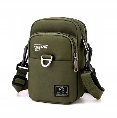 Produktbild von Herren-Umhängetasche – Verstellbarer Riemen – Codura-Material – Praktische Fächer – Stilvolles Design