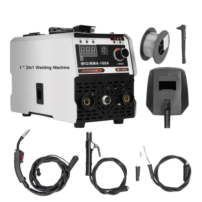 Immagine prodotto di 2 IN 1 Saldatrice MIG, funzionamento a 220V, corrente di uscita 20-120A, MIG-250