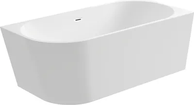 Obrázek produktu pro Rohová akrylátová vana Balneo AVOLA 170 x 80 cm, pravá, s víkem a zátkou typu „klick-klack“, bílá