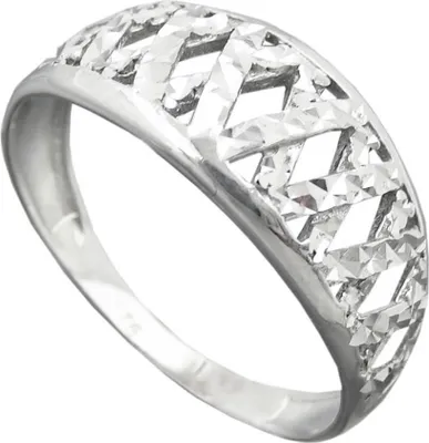 Produktbild von Ring Damenring weiße Zirkonia zick zack Muster 925 Silber Innenumfang 59mm Ø18.8mm