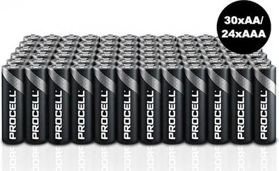Produktbild von ProCell Alkaline Batterien AA/AAA 3012 mAh – 54 Stück