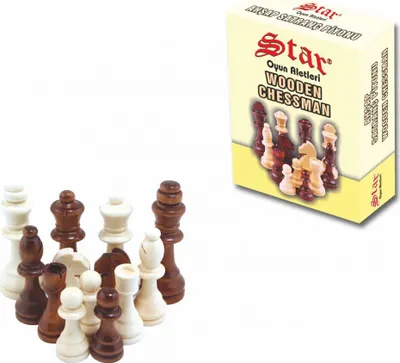 Produktbild von Star Oyun Brettspiel Schachfiguren Holz No.1