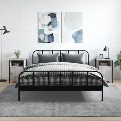 Zdjęcie produktu dla VidaXL 825920, Dąb, Żelazo, Drewno, 400 mm, 420 mm, 600 mm, 2 szt.