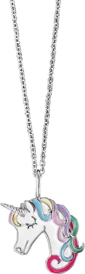 Produktbild von Herzengel HEN-UNICORN01 Mädchen Collier Einhorn Silber bunt 42 cm