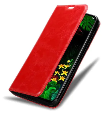 Immagine prodotto di Custodia Cadorabo per LG G8S cover protettiva in rosso custodia per cellulare cover chiusura magnetica