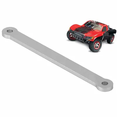 Imagen del producto de Barra de conexión del brazo delantero, barra de conexión del brazo delantero para vehículos a control remoto, barra de conexión del brazo delantero de aluminio, barra de conexión del brazo delantero para coches a control remoto, pieza para vehículos a control remoto