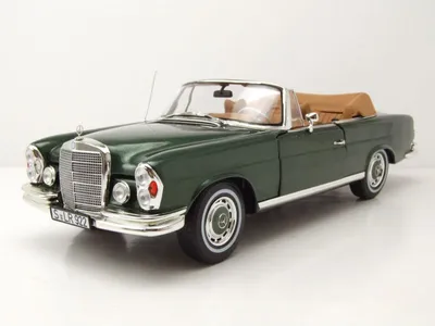 Produktbild von Mercedes 280 SE Cabrio W111 1969 grün metallic Modellauto 1:18 Norev