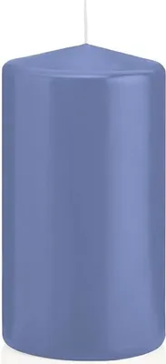 Produktbild von Stumpenkerzen in RAL-Qualität Grau-Blau Ø 78 x 150 mm, 8 Stück