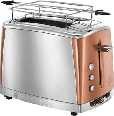 Produktbild von Russell Hobbs 24290-56 Toaster Luna Edelstahl/Kupfer (24290-56)